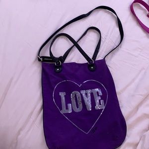 Kids purple bag